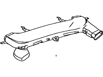 Toyota 87217-0C010 Duct, Air, Rear