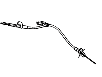 Toyota 46430-34040 Cable Assembly, Parking Brake