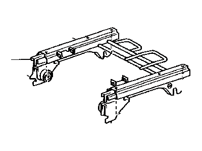 Toyota 72040-0C010 ADJUSTER Assembly, Rear Seat