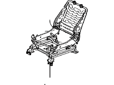 Toyota 71120-0C040 Frame Assembly, Front Seat