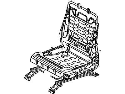 Toyota 71110-0C040 Frame Assembly, Front Seat