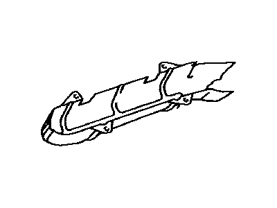 Toyota Sequoia Exhaust Heat Shield - 17167-50110