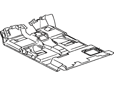 Toyota 58510-0C070-E0 Carpet Assy, Floor, Front