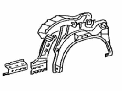 Toyota 61604-0C901 Panel Sub-Assy, Quarter Wheel House, LH