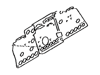 Toyota 83247-35180 Plate, Meter Circuit