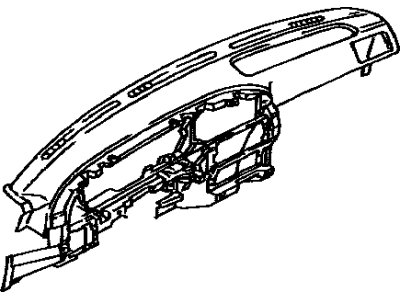 Toyota 55301-89120-B0 Panel Sub-Assy, Instrument