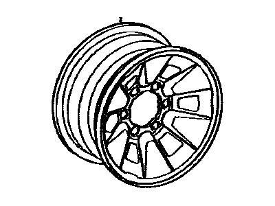 1995 Toyota Pickup Spare Wheel - 42601-04070