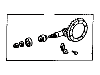 Toyota 41201-39656 Final Gear Kit, Differential, Rear