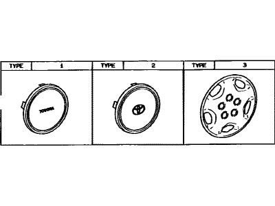Toyota 42621-35220 Wheel Cap