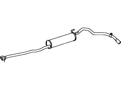 1992 Toyota Pickup Exhaust Pipe - 17430-08010