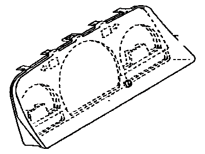 Toyota 83138-89520 Glass, Speedometer