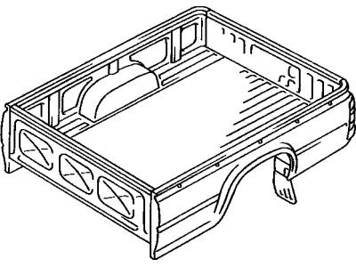 Toyota 66000-04050 Body Assembly, Rear