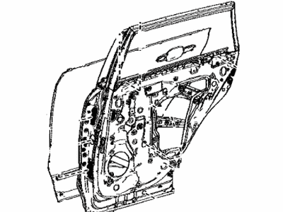 Toyota 67004-42191 Panel Sub-Assembly, Rr D