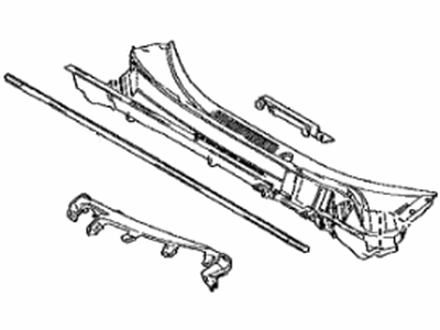 Toyota 55708-42230 LOUVER Sub-Assembly, Cow