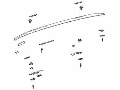 Toyota 62403-42020-C2 GARNISH Sub-Assembly, Ro