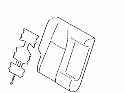 Toyota 71077-42C30-C0 COVER SUB-ASSY, RR S