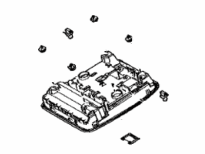 Toyota 81208-42670-C0 Lamp Sub-Assembly, Map