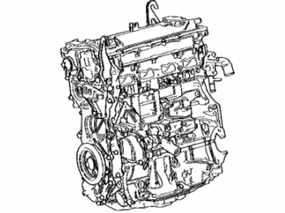 Toyota 19000-25250 Engine Assy, Partial