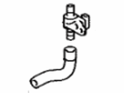 Toyota 16260-25021 Hose Assembly, Water By