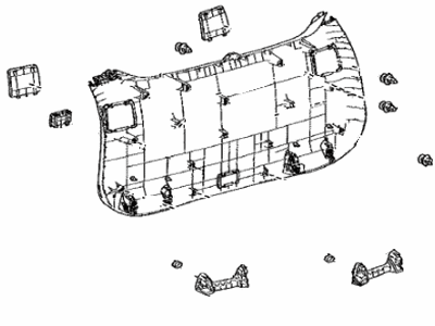 Toyota 67750-42060-C0 Board Assembly, Back Doo