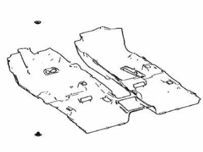 Toyota 58510-42B60-C0 Carpet Assembly, Floor