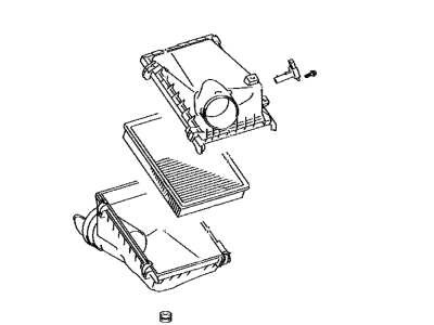 Toyota 17700-31860 Cleaner Assembly, Air W