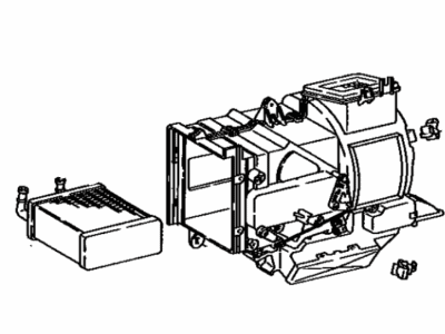 Toyota 87150-12240 Radiator Assembly, Heater