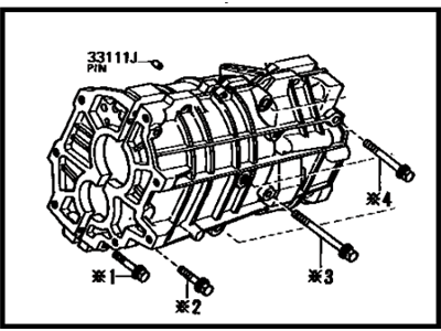 1984 Toyota Corolla Bellhousing - 33101-14040