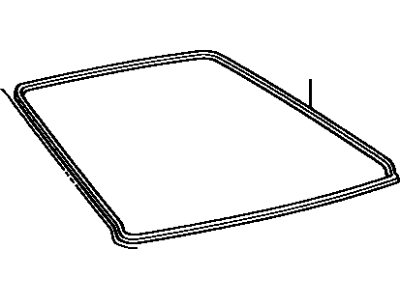1980 Toyota Tercel Weather Strip - 67881-16010
