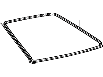 Toyota 67881-13050 Weatherstrip Sub-Assy, Back Door