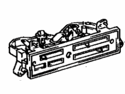 Toyota 55910-12370 Control Assy, Heater Or Boost Ventilator