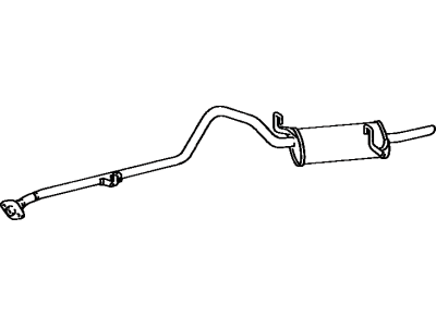 1986 Toyota Corolla Exhaust Pipe - 17430-16020