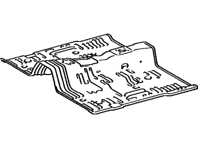 Toyota 58111-12160 Pan, Front Floor