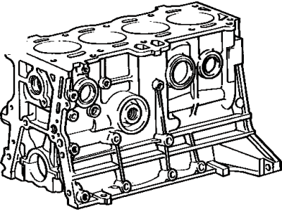 Toyota 11400-16040 Block Assembly, Short