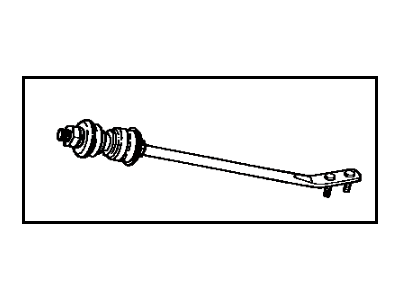 1987 Toyota Corolla Suspension Strut Rod - 48660-19155