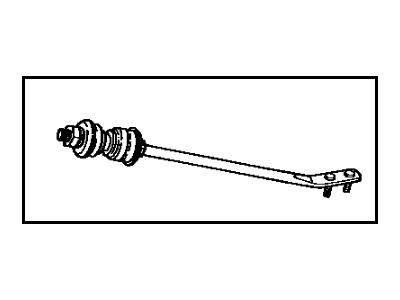 1986 Toyota Corolla Suspension Strut Rod - 48660-19165