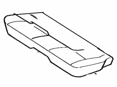 Toyota 71611-12410 Pad, Rear Seat Cushion