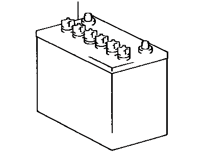 1983 Toyota Camry Car Batteries - 28800-43090