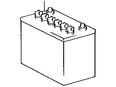 1988 Toyota Camry Car Batteries - 28800-15050