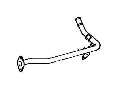 Toyota 87265-89105 Pipe, Heater Water Outlet, A