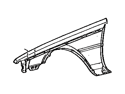 Toyota 53801-1E370 Fender Sub-Assy, Front RH