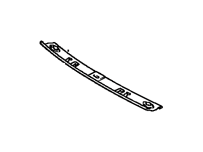 Toyota 63304-12020-04 Trim, Roof Headlining, Front