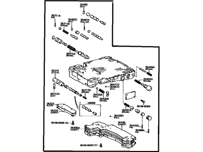 1987 Toyota Corolla Valve Body - 35420-12052