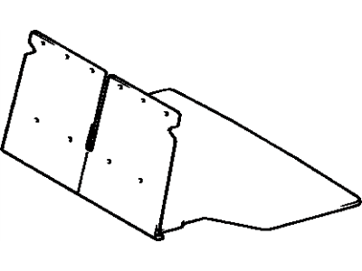 Toyota 58570-12170-01 Carpet, Rear Floor