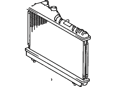 1987 Toyota Corolla Radiator - 16400-15210