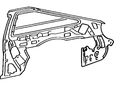 Toyota 61705-12860 Panel Sub-Assembly, Roof Side, Inner RH