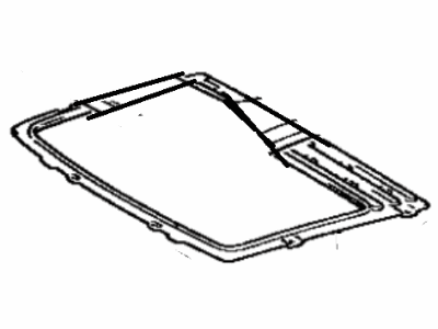 Toyota 63142-12010 Reinforcement, Roof Panel