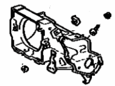 Toyota 54110-12011 Bracket Sub-Assy, Retractable Headlamp, RH