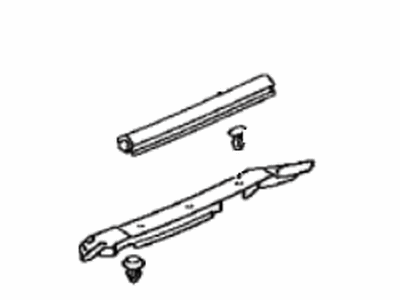 Toyota 53807-48040 Shield Sub-Assembly, FEN