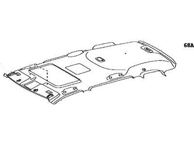 Toyota 63310-48280-B1 Headlining Assy, Roof